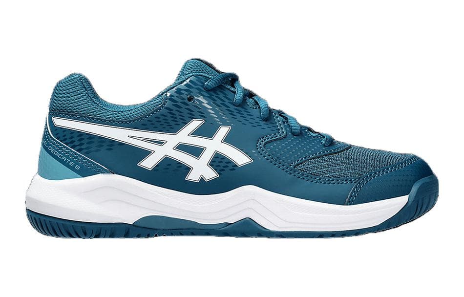 Кроссовки ASICS Гель Dedicate 8 Спортивный Анти-КИК Износостойкий Анти-КИК и Износостойкий Низкий Топ Детская Беговая Обувь - изображение 2