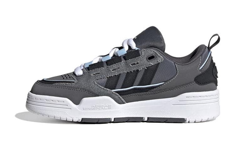 Кроссовки Adidas Originals Adi2000 J Удобные Устойчивые к истиранию Низкие Кроссовки для скейтбординга Серый Черный - изображение 1