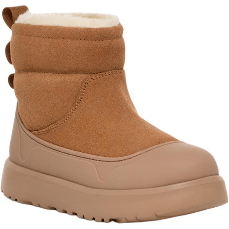 UGG CLASSIC MINI Противоскользящие устойчивые к истиранию детские ботинки коричневый детский - изображение 3