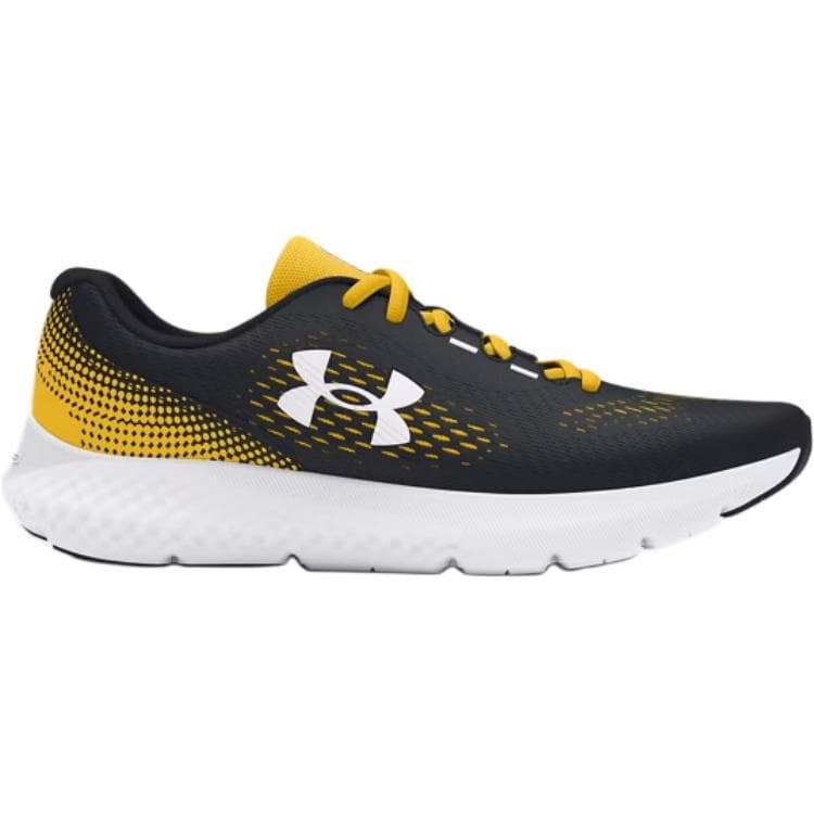 Кроссовки Under Armour Rogue 4 Удобные и Стильные Низкие Кроссовки для Беговых Тренировок Черные Желтые Детские - изображение 2