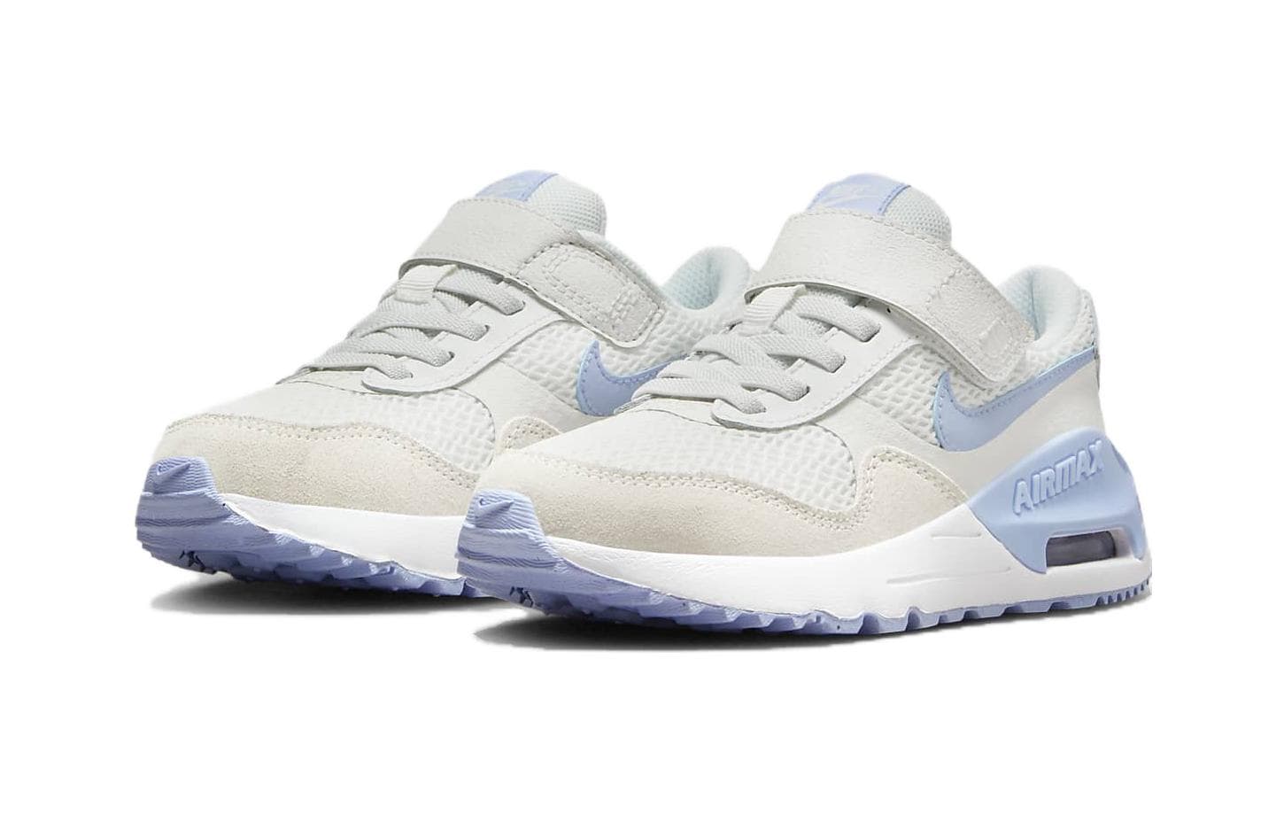 Кроссовки Nike Air Max SYSTM противоскользящие устойчивые к истиранию низкие детские беговые кроссовки белый и синий - изображение 3