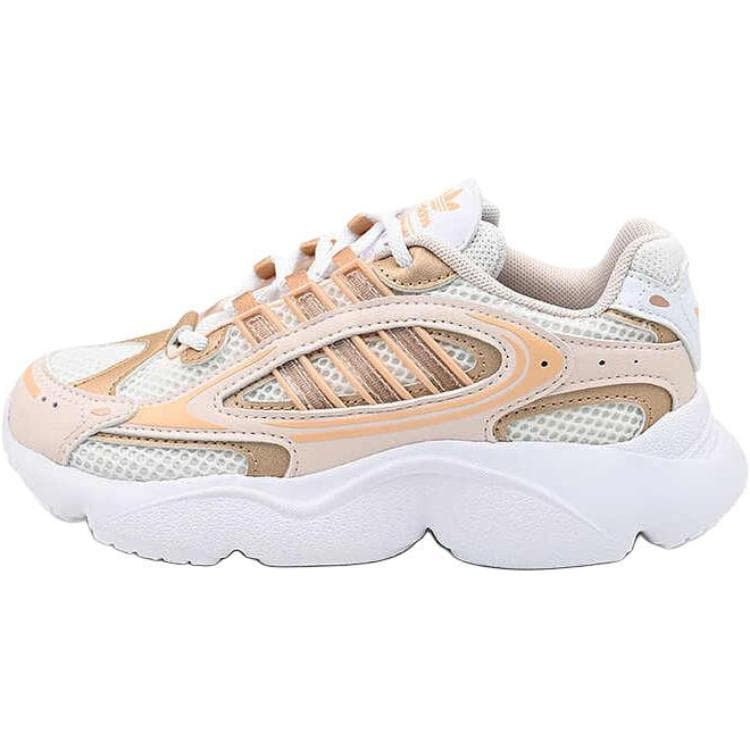 Кроссовки Adidas Originals Ozmillen Сетчатая ткань Амортизация и легкость Низкий топ Детская повседневная обувь Апельсин для детей - изображение 1