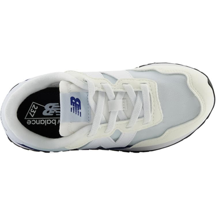 Кроссовки New Balance NB 237 Устойчивые к истиранию Низкие детские повседневные кроссовки Белый Синий - изображение 4
