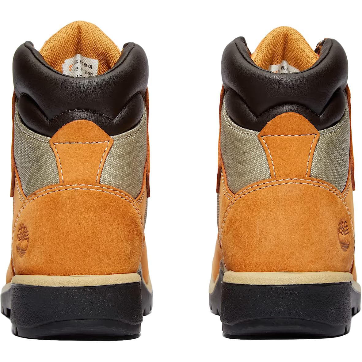 Timberland Противоскользящие Износостойкие Детские ботинки Желтые для малышей - изображение 5