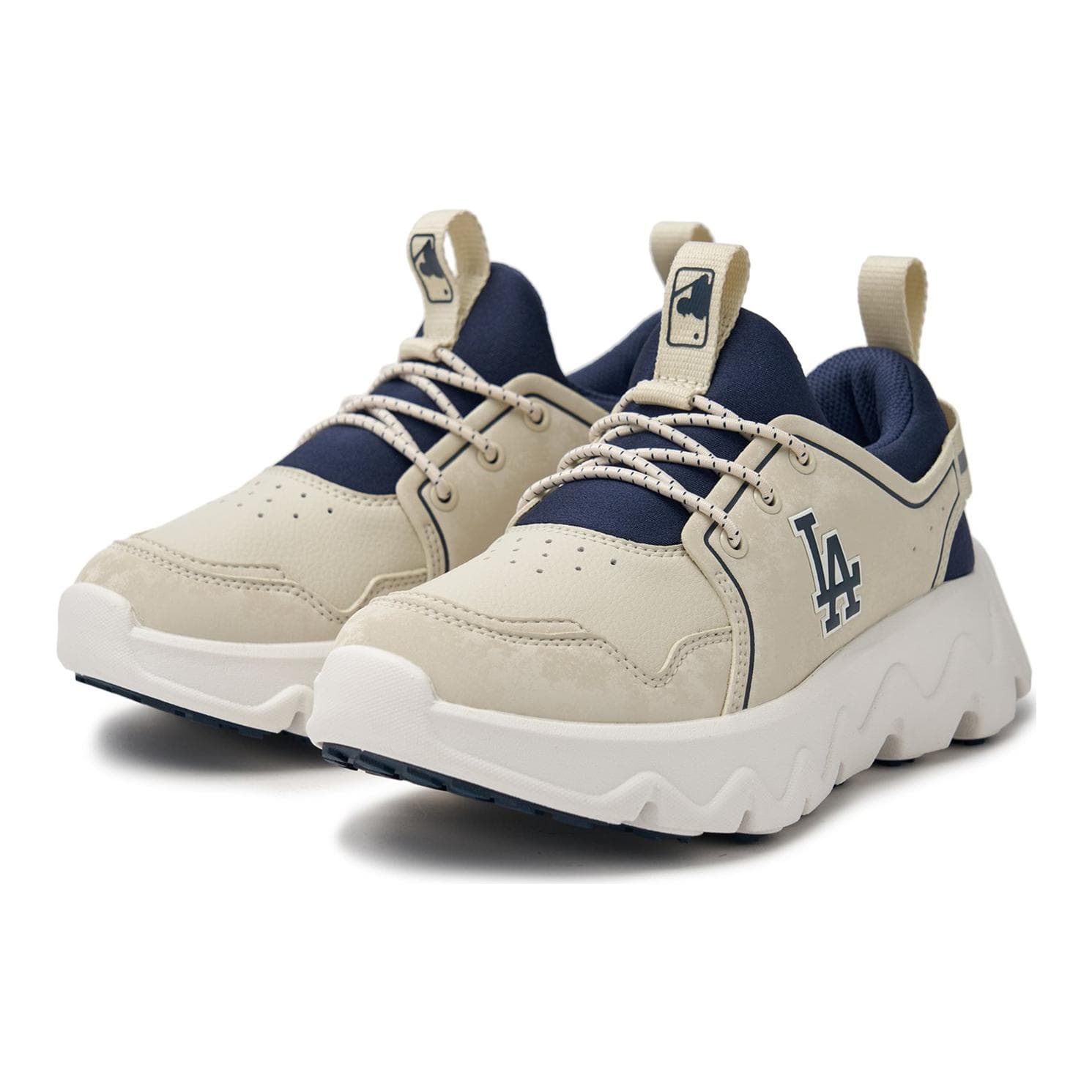 Кроссовки mlb Лоу-топы Kids Lifestyle Shoes Экрю Синий Детский - изображение 3