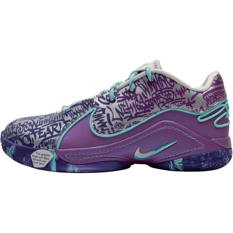 Кроссовки для баскетбола Nike LeBron 22 Low Топ Детские Баскетбольные Кроссовки Фиолетовые Детские - изображение 1
