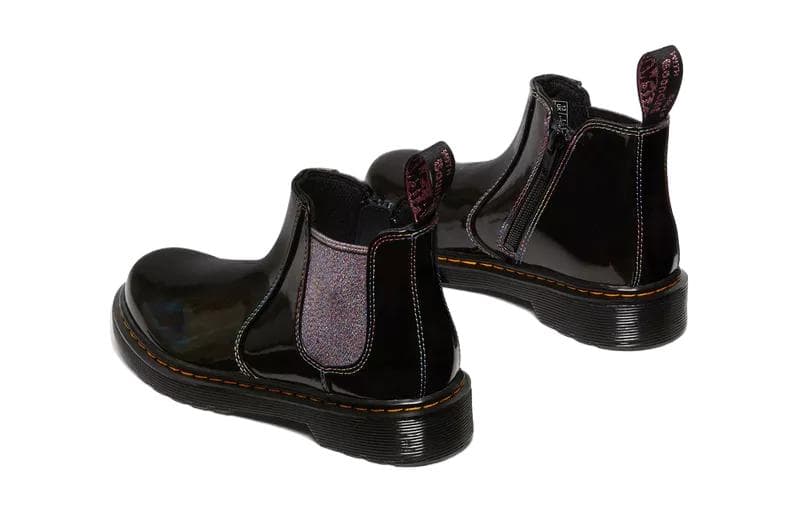 Dr.Martens Детские ботинки черные для малышей - изображение 4