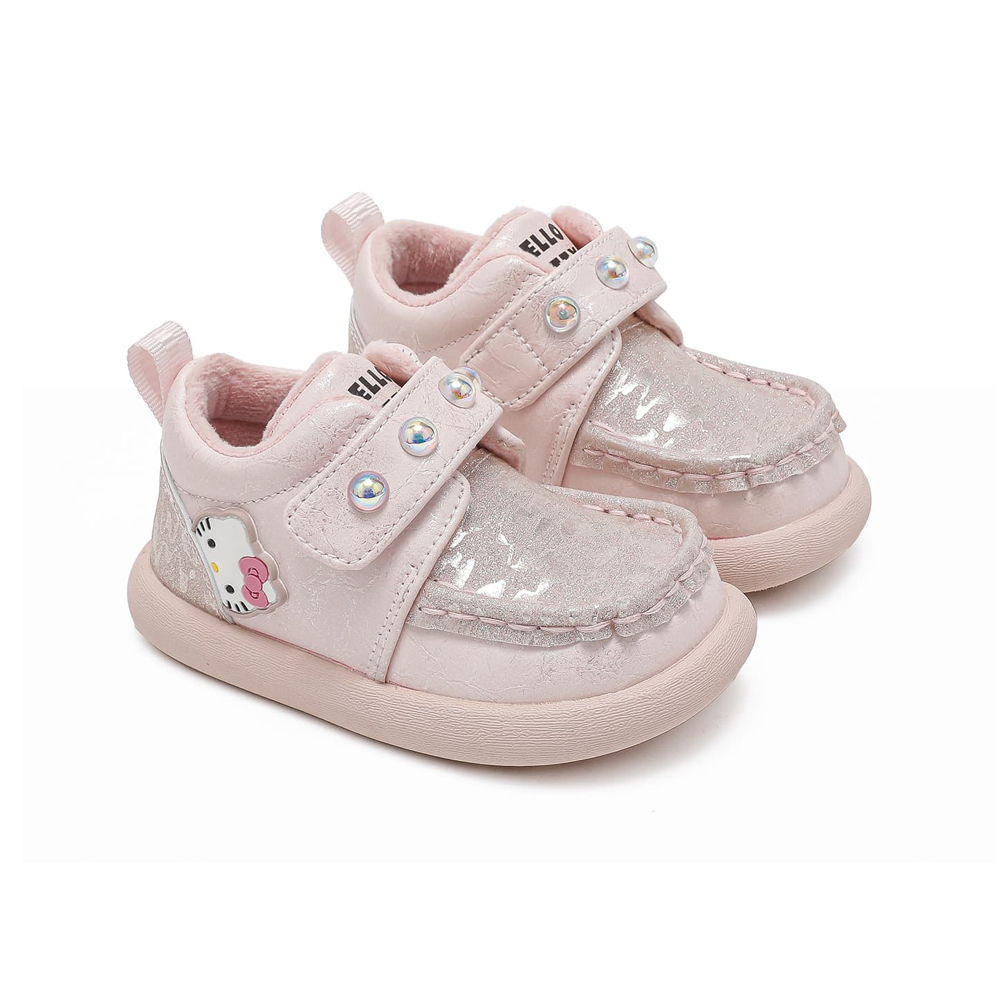 Hello Kitty X Sanrio Искусственная кожа Устойчивая к пятнам Быстросохнущая Детская хлопковая обувь - изображение 3