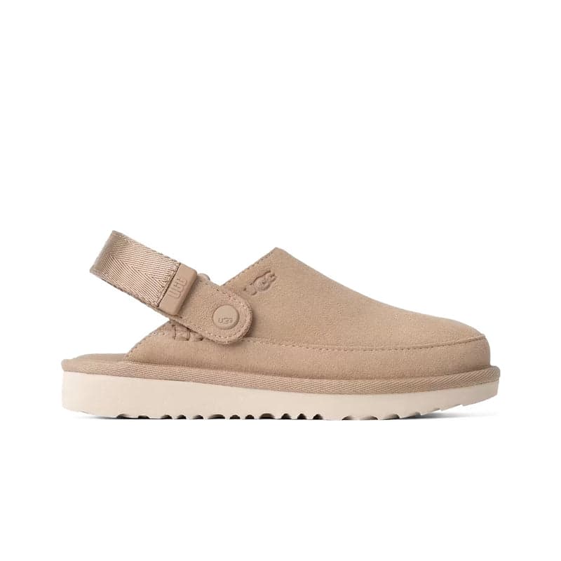 Кроссовки UGG Goldenstar Clog Амортизация Износостойкий Низкий Топ Детская Обувь для Повседневной Жизни Бежевого Цвета Детская - изображение 2