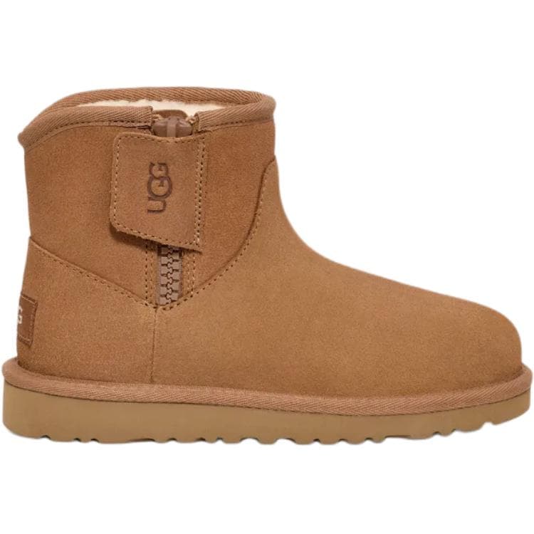 UGG Classic Novelty противоскользящие и устойчивые к истиранию детские ботинки цвет каштановый - изображение 2
