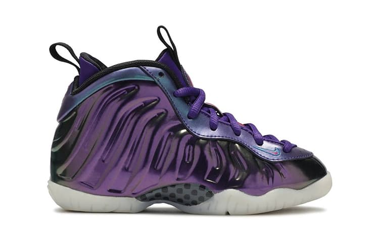 Кроссовки для баскетбола Nike Foamposite One Iridescent Purple - изображение 2