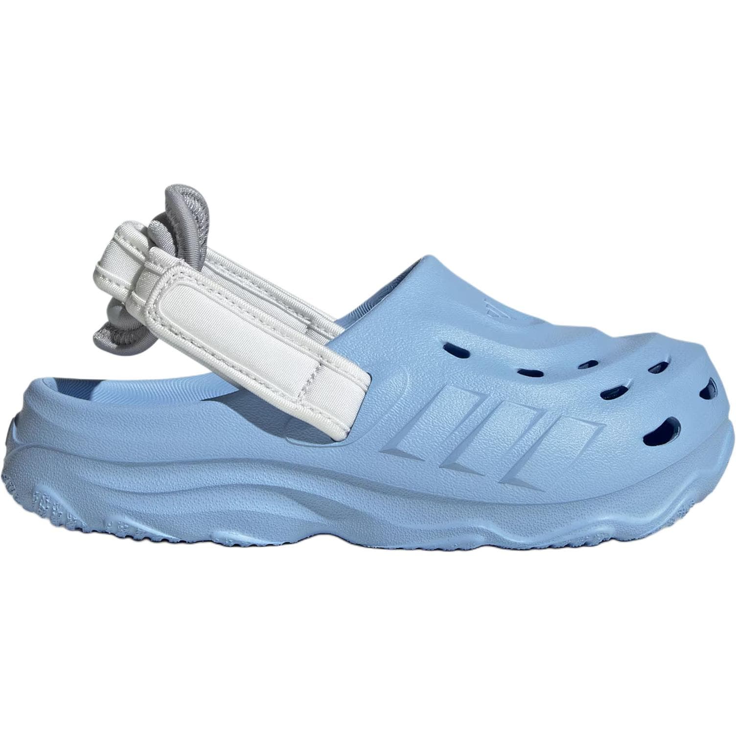 Сандалии Adidas MAXXCLOG Ткань Низкие Сандалии для Детей Розовые Синие Кристально-Белые Освежающий Серебряный Детский - изображение 2