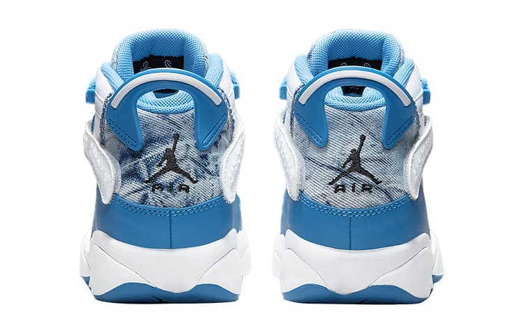Кроссовки для баскетбола Jordan Air Jordan 6 Rings Denim GS - изображение 11
