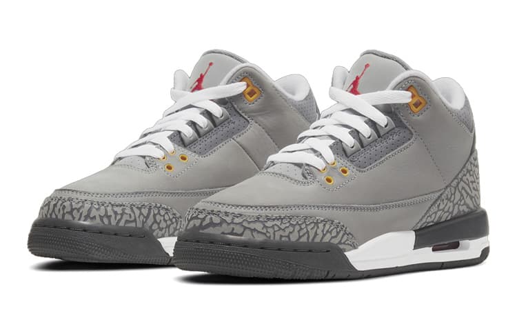 Кроссовки для баскетбола Jordan Air Jordan 3 Retro "Cool Grey" GS - изображение 5