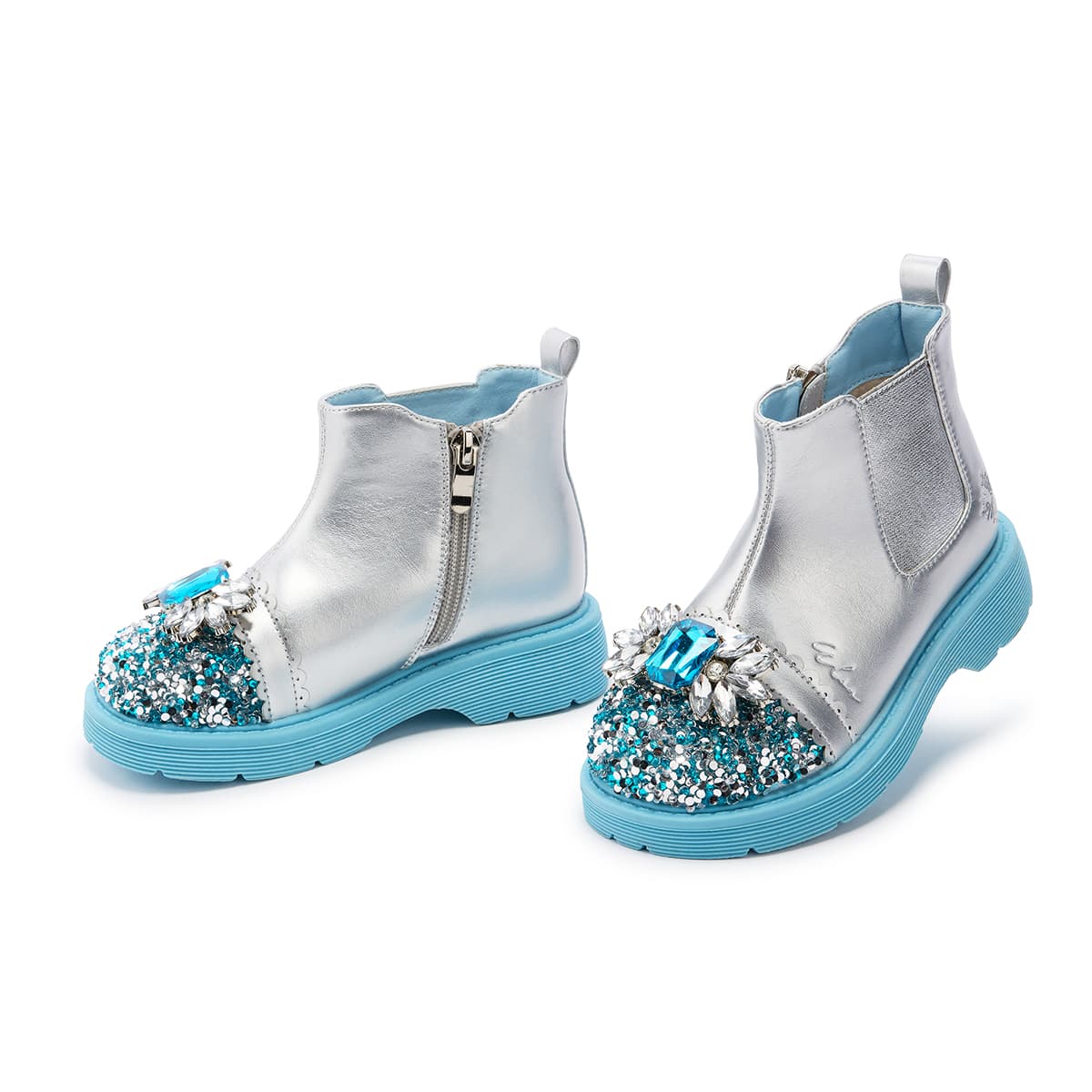 DISNEY FROZEN Элегантность Мода Блестки Кристалл С флисовой подкладкой Снежное поле Устойчивый к истиранию Термический - изображение 4