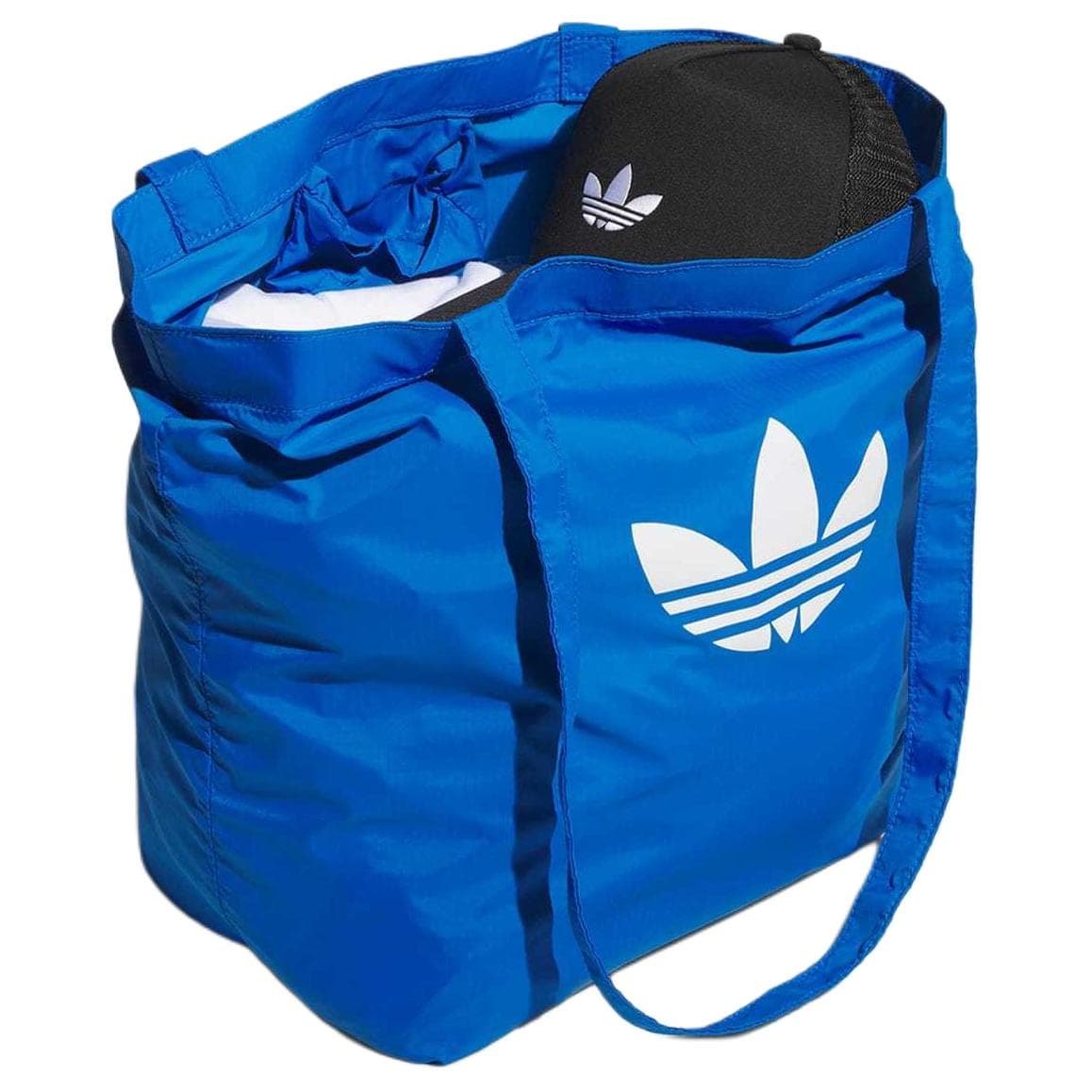 Мини-сумка Adidas Originals Нейлон Настольный Тоут Сумки через плечо Женские Синий - изображение 4
