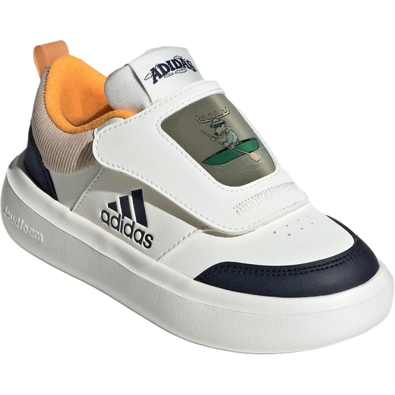 Кроссовки Adidas Park St Устойчивая к истиранию Низкая Обувь для Скейтбординга Детская Белая - изображение 3