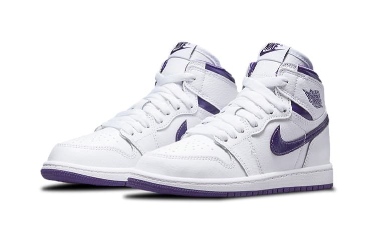 Кроссовки для баскетбола Jordan Air Jordan 1 High OG Court Purple BP - изображение 4