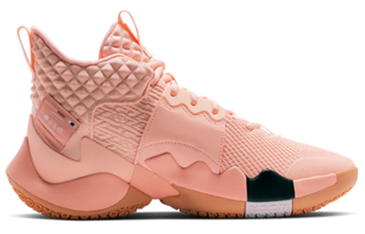 Кроссовки для баскетбола GS Air Jordan Why Not Zer0.2 Washed Coral - изображение 4