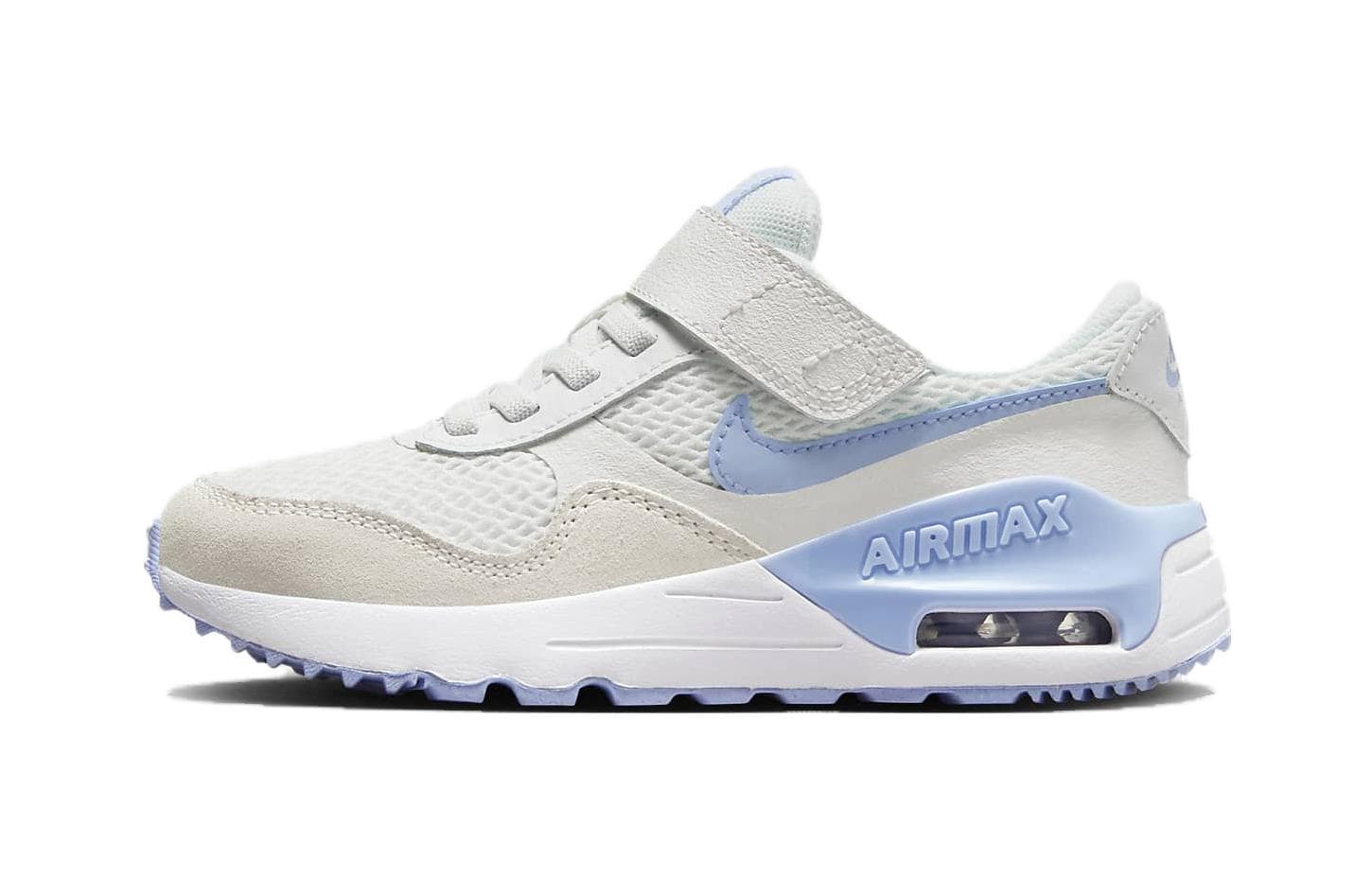 Кроссовки Nike Air Max SYSTM противоскользящие устойчивые к истиранию низкие детские беговые кроссовки белый и синий - изображение 1