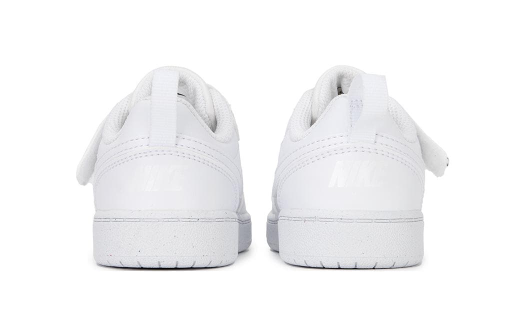 Кроссовки Nike Court Borough Anti KICK Низкие Кроссовки для Малышей Белые для Новорожденных и Малышей - изображение 4