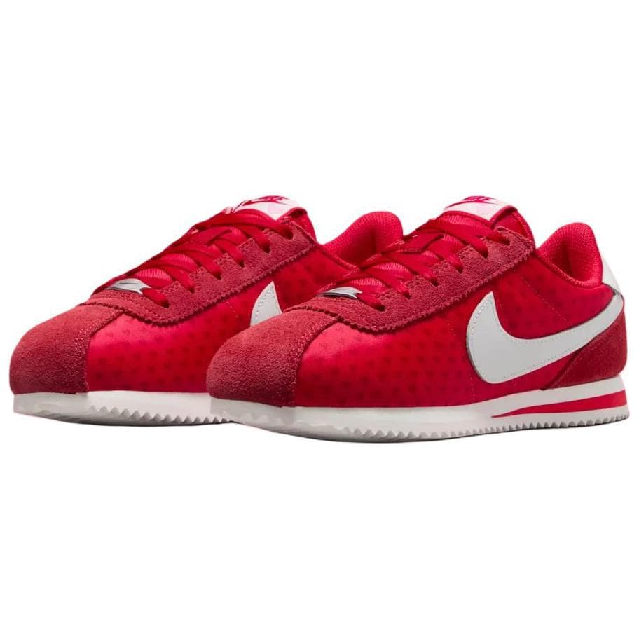 Кроссовки Nike Cortez Low Топ Детская Беговая Обувь Красная Белая Малыш - изображение 3