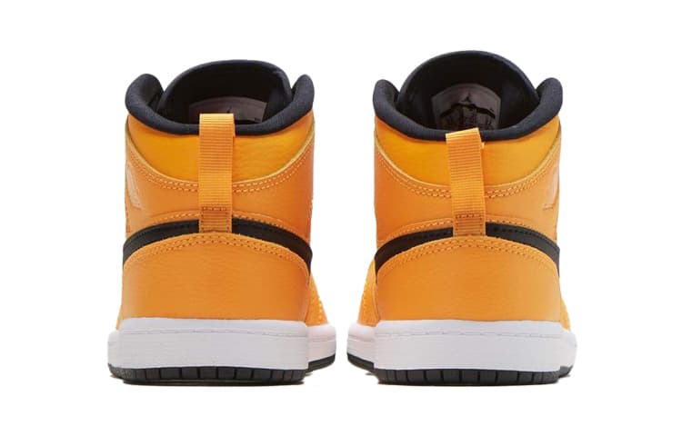 Кроссовки для баскетбола Jordan Air Jordan 1 Mid University Gold Black - изображение 5