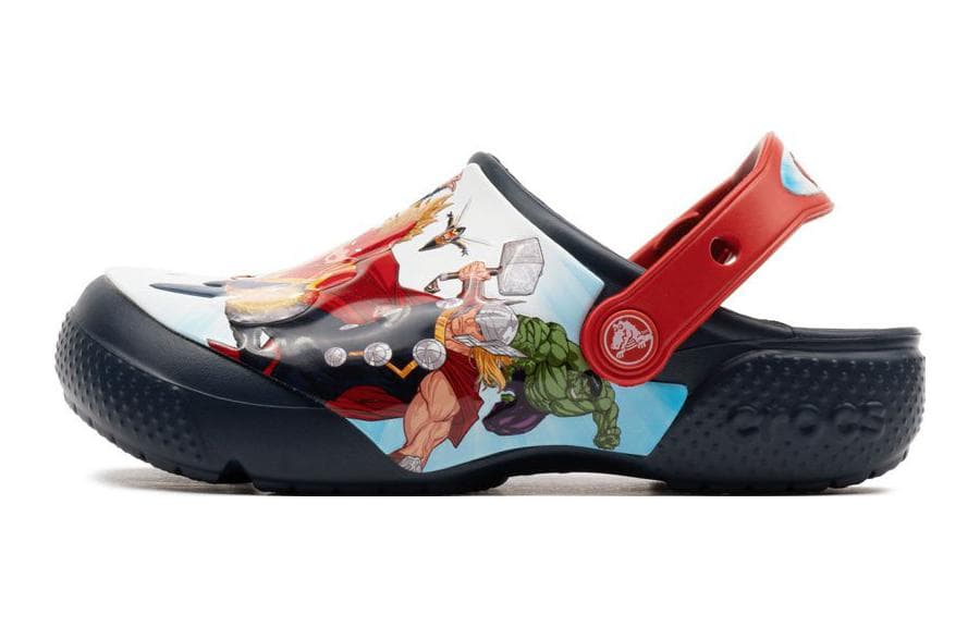 Сандалии Crocs Fun Lab Avengers Заплатка Clog Удобный Противоскользящий Устойчивый к износу Противоскользящий Устойчивый к износу - изображение 1