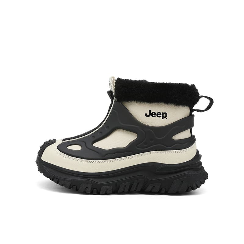 Jeep High Top Детские ботинки Хаки коричневый Обсидиановый черный Детский - изображение 1