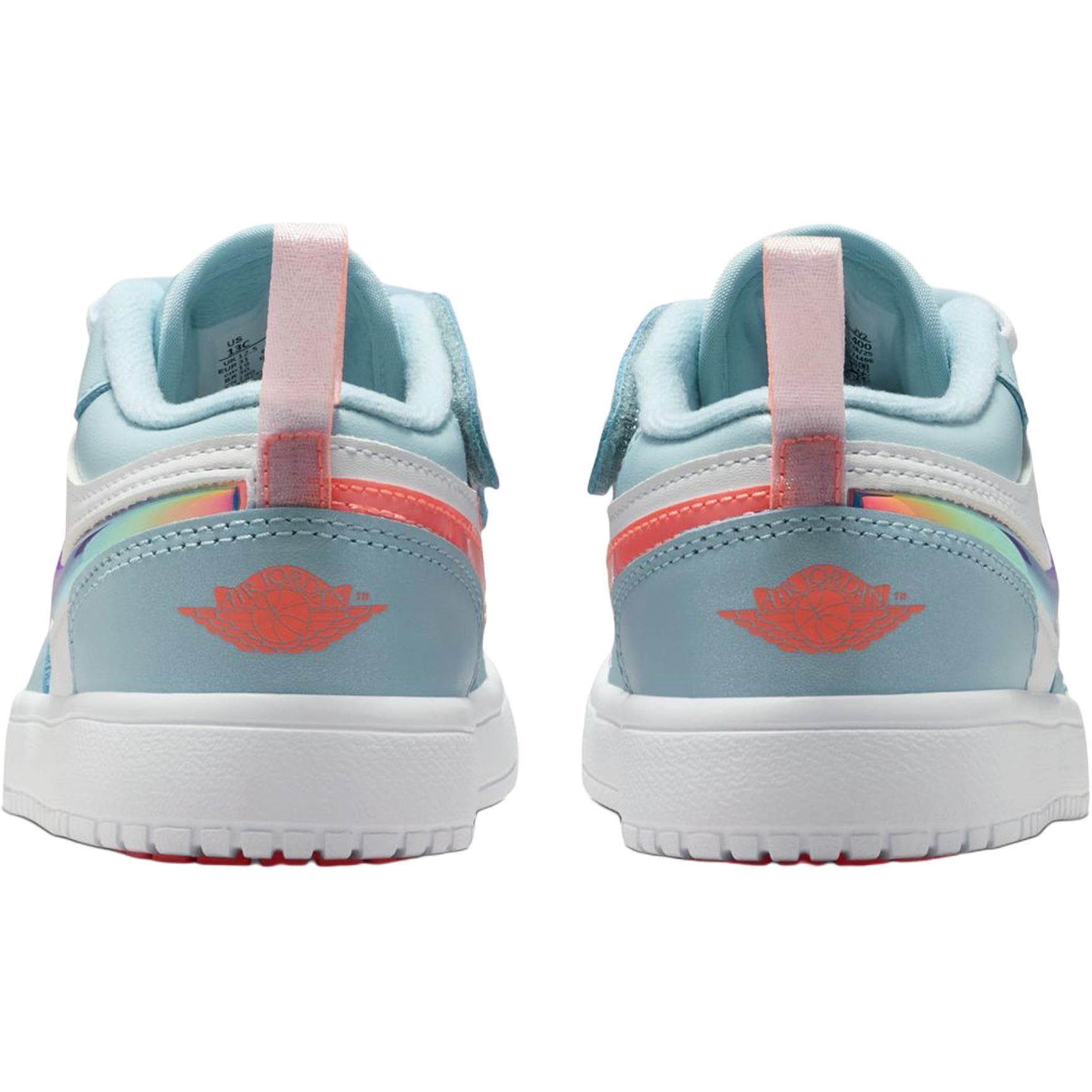 Кроссовки Jordan 1 Low Топ Детские Скейтбординги Океанский синий Детский - изображение 4