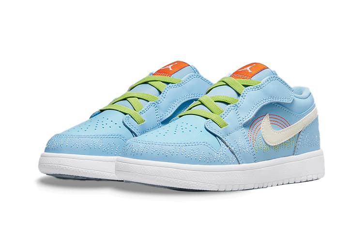 Кроссовки для баскетбола Jordan Air Jordan 1 Blue Stitch - изображение 4