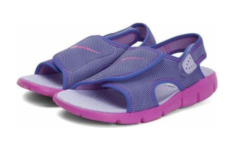 Сандалии Nike Sunray Adjust 4 Противоскользящие Амортизирующие Устойчивые к истиранию Дышащие Детские Сандалии Фиолетовые Детские - изображение 5
