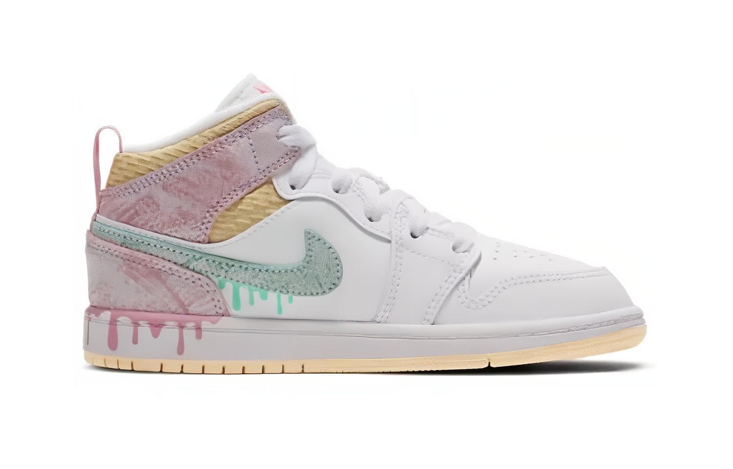 Кроссовки для баскетбола Jordan Air Jordan 1 Mid SE Ice Cream - изображение 4