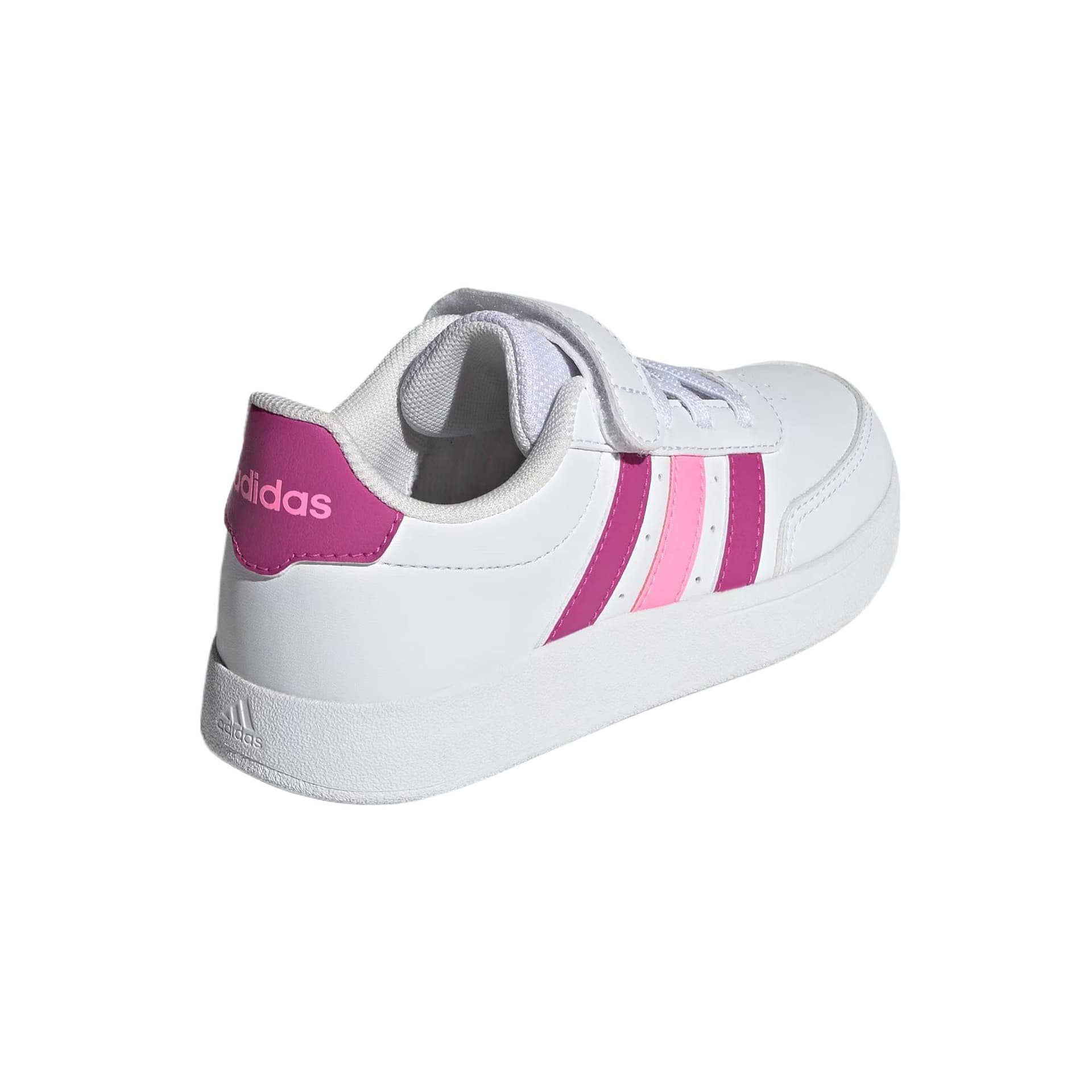 Кроссовки Adidas BREAKNET 2,0 Low Топ Детские Скейтбординги Белый Яркий Фуксия Розовый Детский - изображение 4