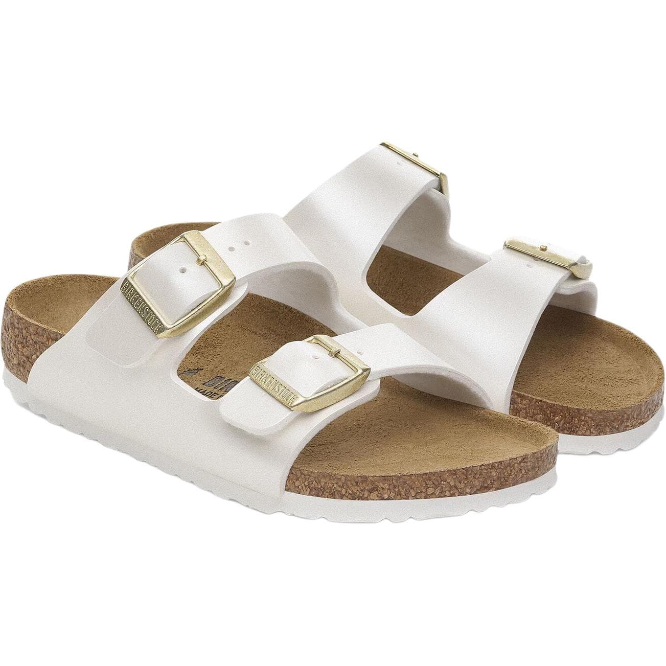 Birkenstock Arizona Детские домашние тапочки Белый (обычный) Детский Противоскользящая износостойкая - изображение 4