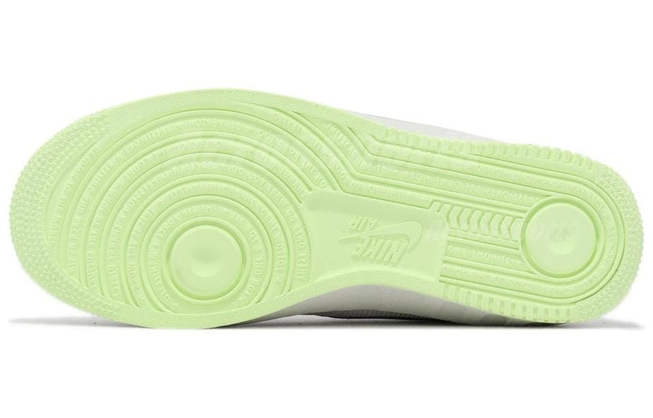 Кроссовки Nike Air Force 1 Кожа Низкие Кеды Детская Обувь для Скейтбординга Белый Зеленый Подростки - изображение 5