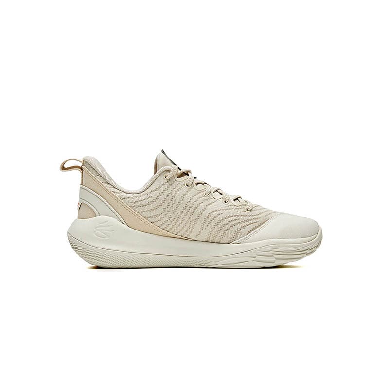 Кроссовки для баскетбола Under Armour Curry Flow 12 Low Топ Детские Баскетбольные Кроссовки Бежевые Унисекс - изображение 3