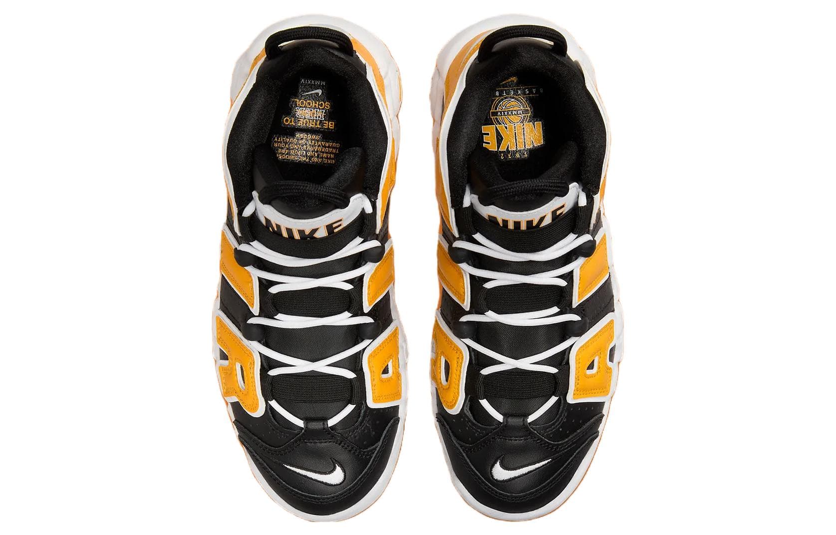Ретро баскетбольные кроссовки Nike Air More Uptempo "Be True To Her School" GS - изображение 4