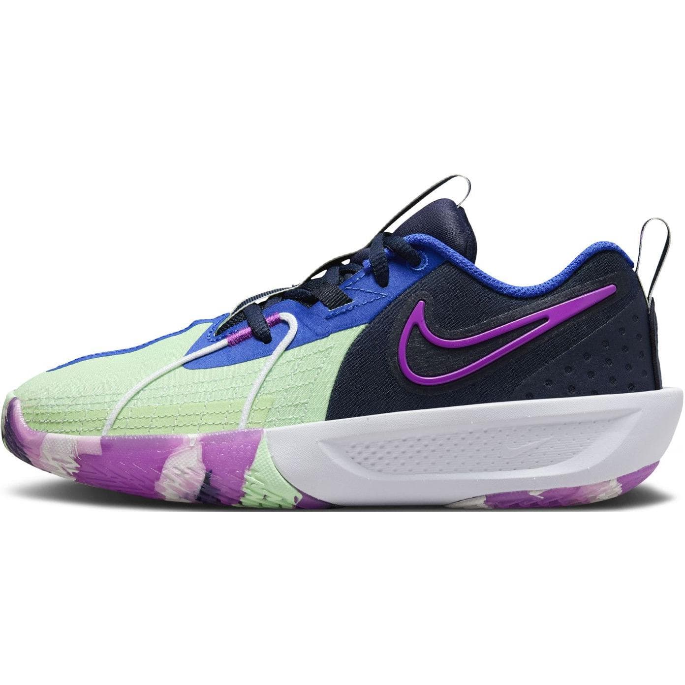 Кроссовки для баскетбола Nike G.T. Cut 3 Детские баскетбольные кроссовки Синий Зеленый Фиолетовый Черный Детский - изображение 1