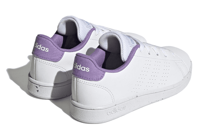 Кроссовки Adidas Neo ADVANTAGE K Синтетическая кожа противоскользящий устойчивый к истиранию низкий верх детские скейтбординги - изображение 3