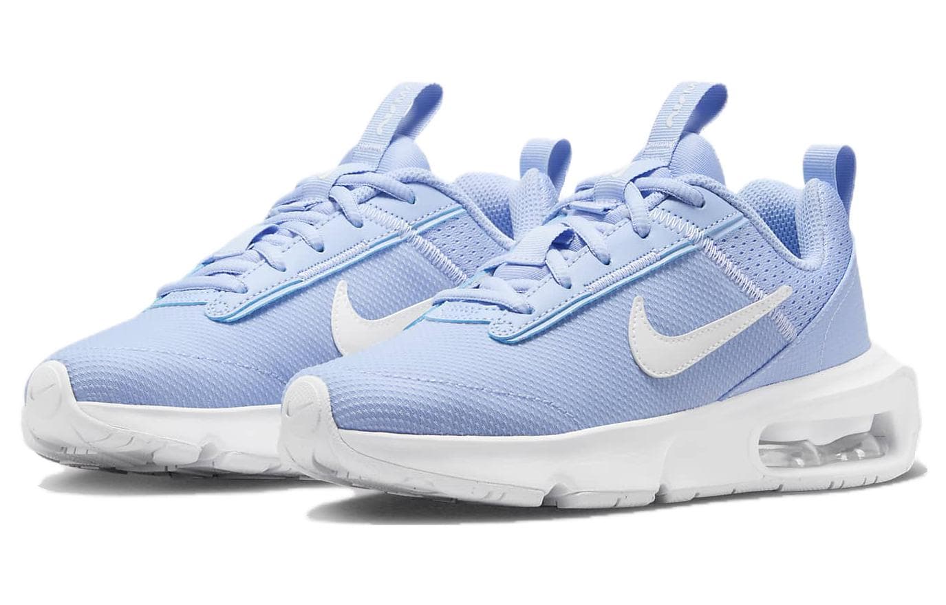 Кроссовки Nike Air MAX INTRLK Лайт Устойчивый к истиранию Низкий Топ Повседневная Обувь Белый Синий Унисекс - изображение 3