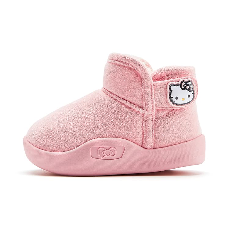 Sanrio Hello Kitty Утолщенные унисекс детские зимние сапоги с флисовой подкладкой на плоской подошве - изображение 1