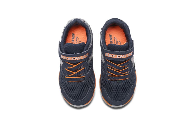 Кроссовки Skechers Go Run 400 Low Топ Детская беговая обувь Синий Серый Детская для возраста 3-7 лет - изображение 4