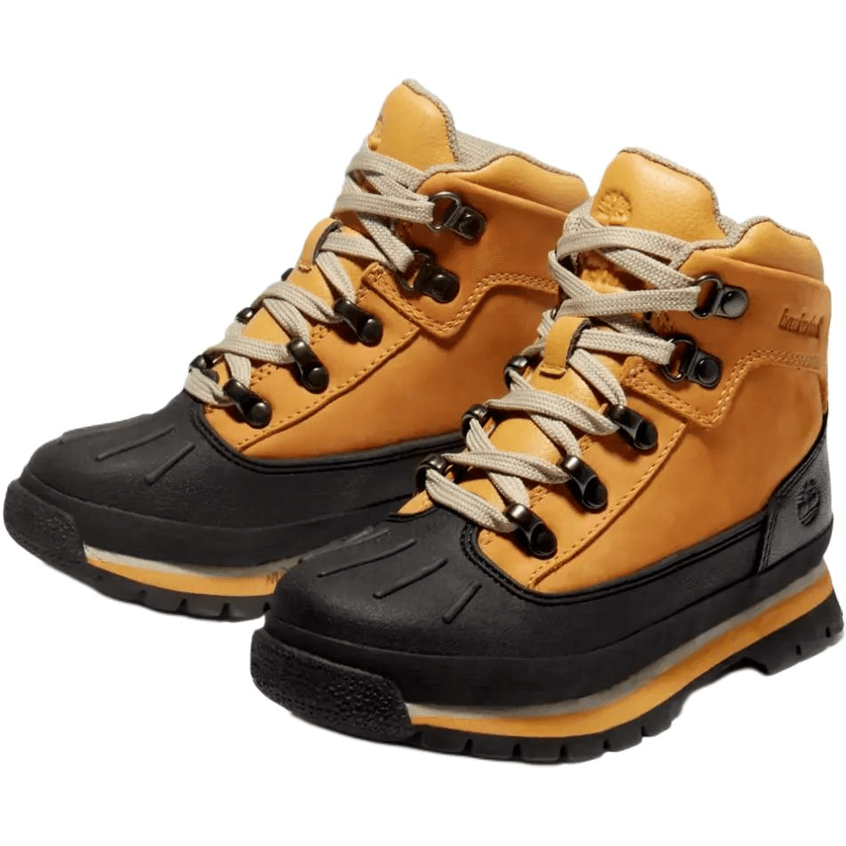 Timberland euro hiker противоскользящие устойчивые к истиранию детские ботинки пшеница подростки - изображение 4