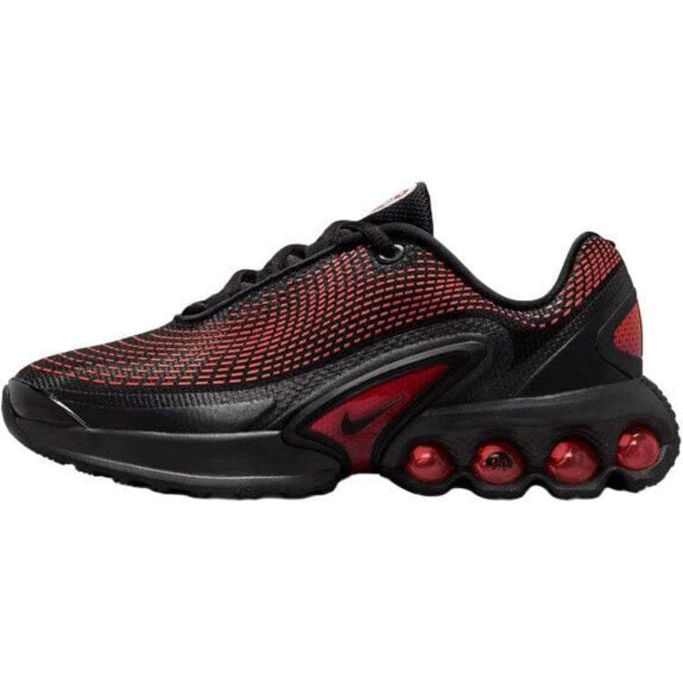 Кроссовки Nike Air Max DN Low Топ Детская Беговая Обувь Черный Темно-Красный Детский - изображение 1