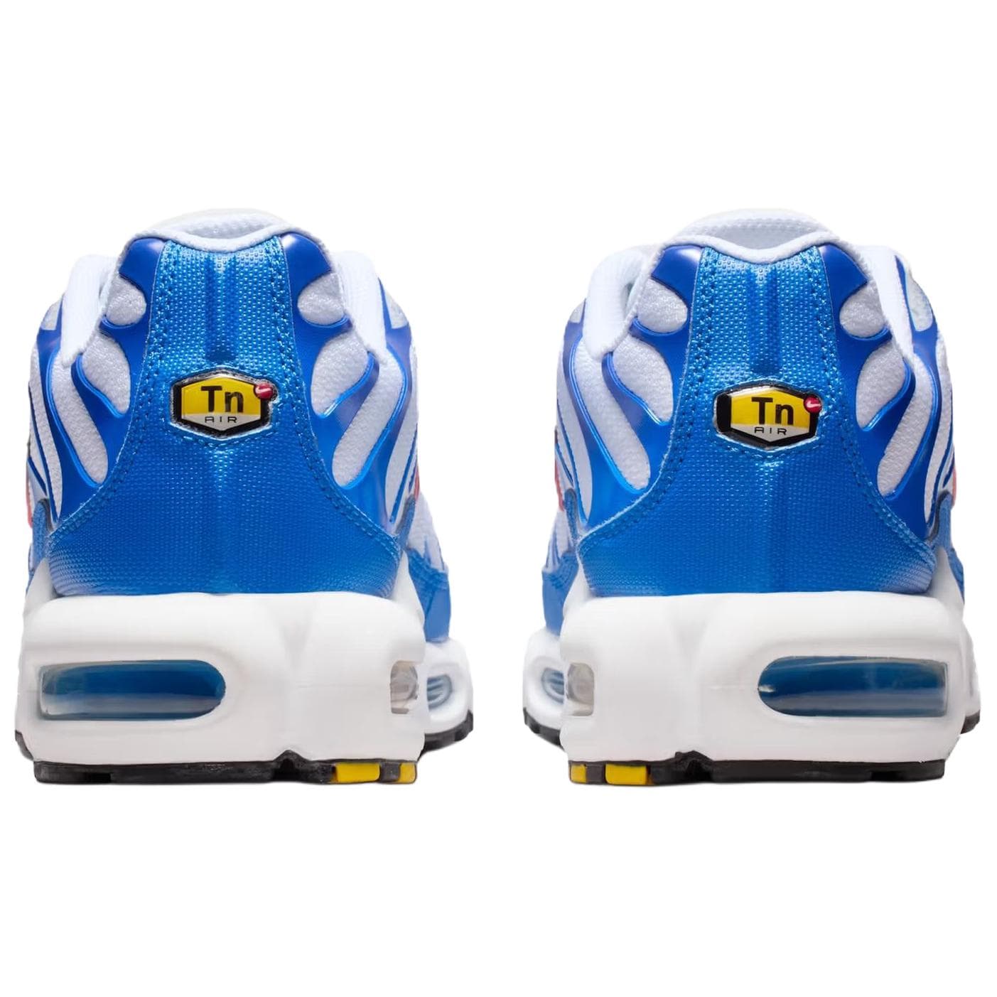 Кроссовки для бега Nike Air max Плюс Дышащий Low Топ Повседневные кроссовки для бега Унисекс Белый и синий цвет - изображение 5