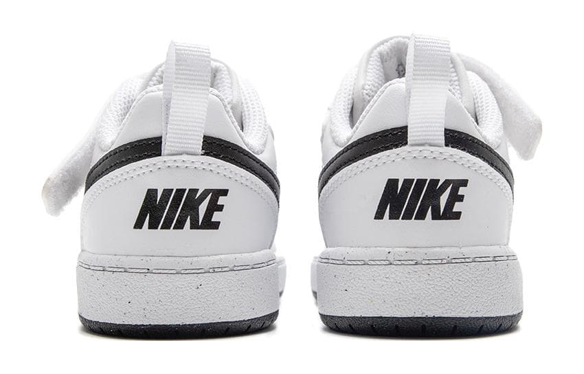 Кроссовки NIKE Court Borough противоскользящие низкие детские туфли белые для малышей и детей младшего возраста - изображение 5