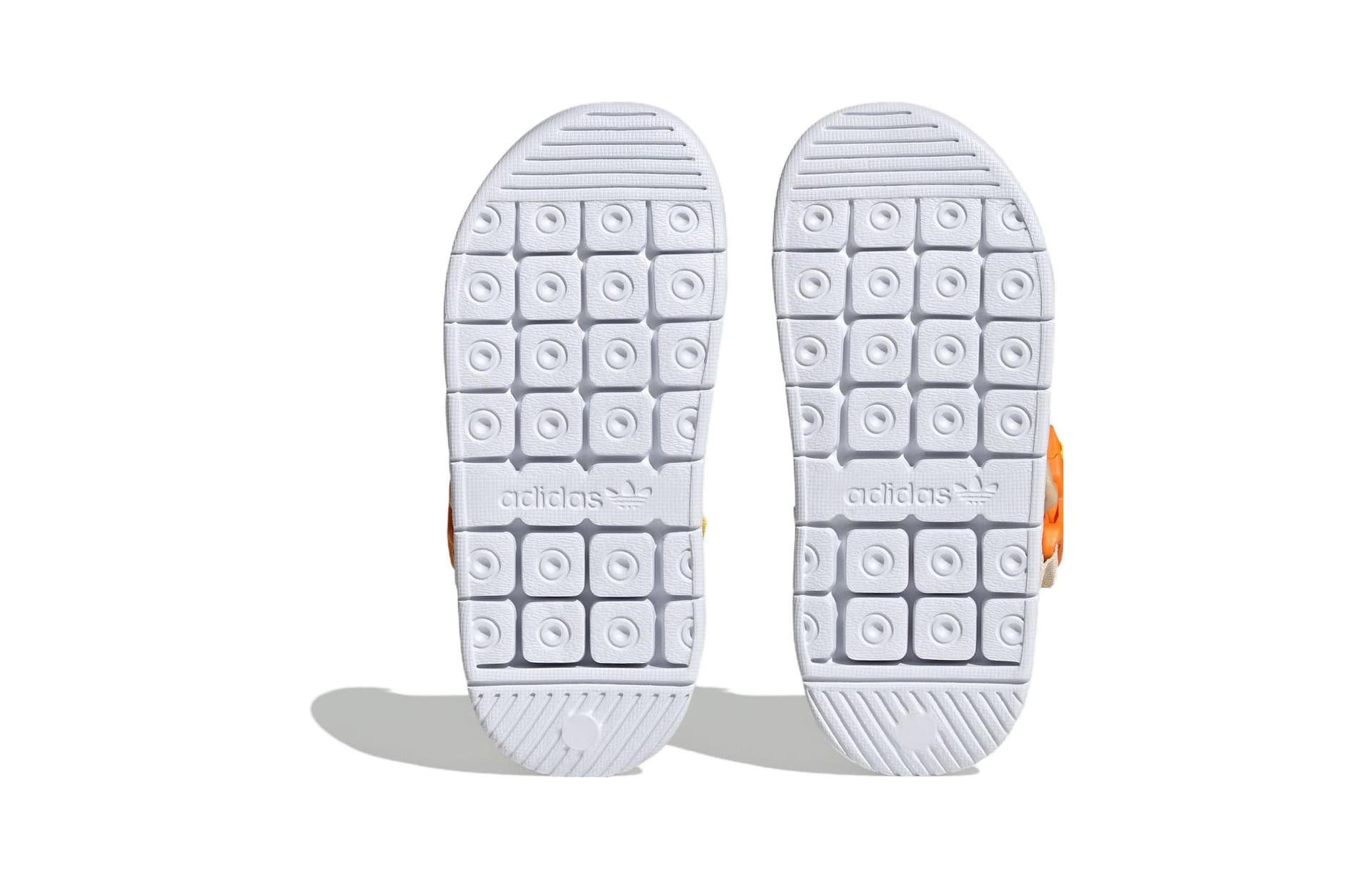 Сандалии Adidas Originals 360 3,0 Сандалии противоскользящие амортизация устойчивые к истиранию детские бежевый белый оранжевый - изображение 5