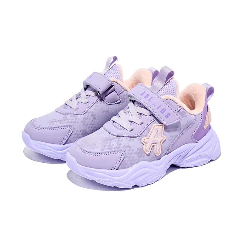 Кроссовки ABC KIDS Зимняя флисовая подкладка Minimalist Style Versatile Амортизация Износостойкий Теплоизоляционный - изображение 3