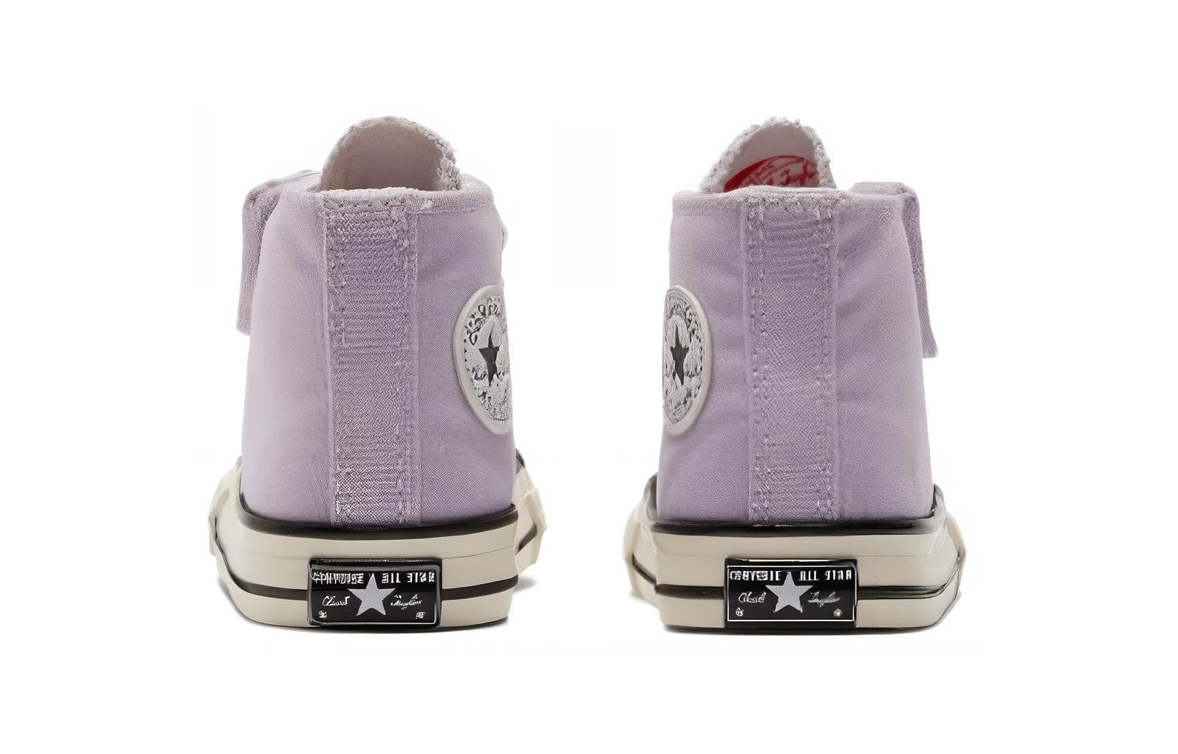 Кроссовки Converse Chuck 70 Chuck 70 1V Устойчивые к истиранию высокие кеды для малышей Фиолетовый Белый - изображение 4